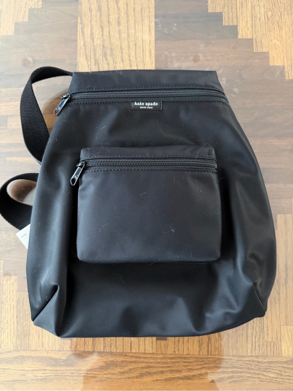kate spade New York Black nylon classic mini backpack